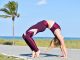 Yoga för att förbättra flexibilitet och balans illustration